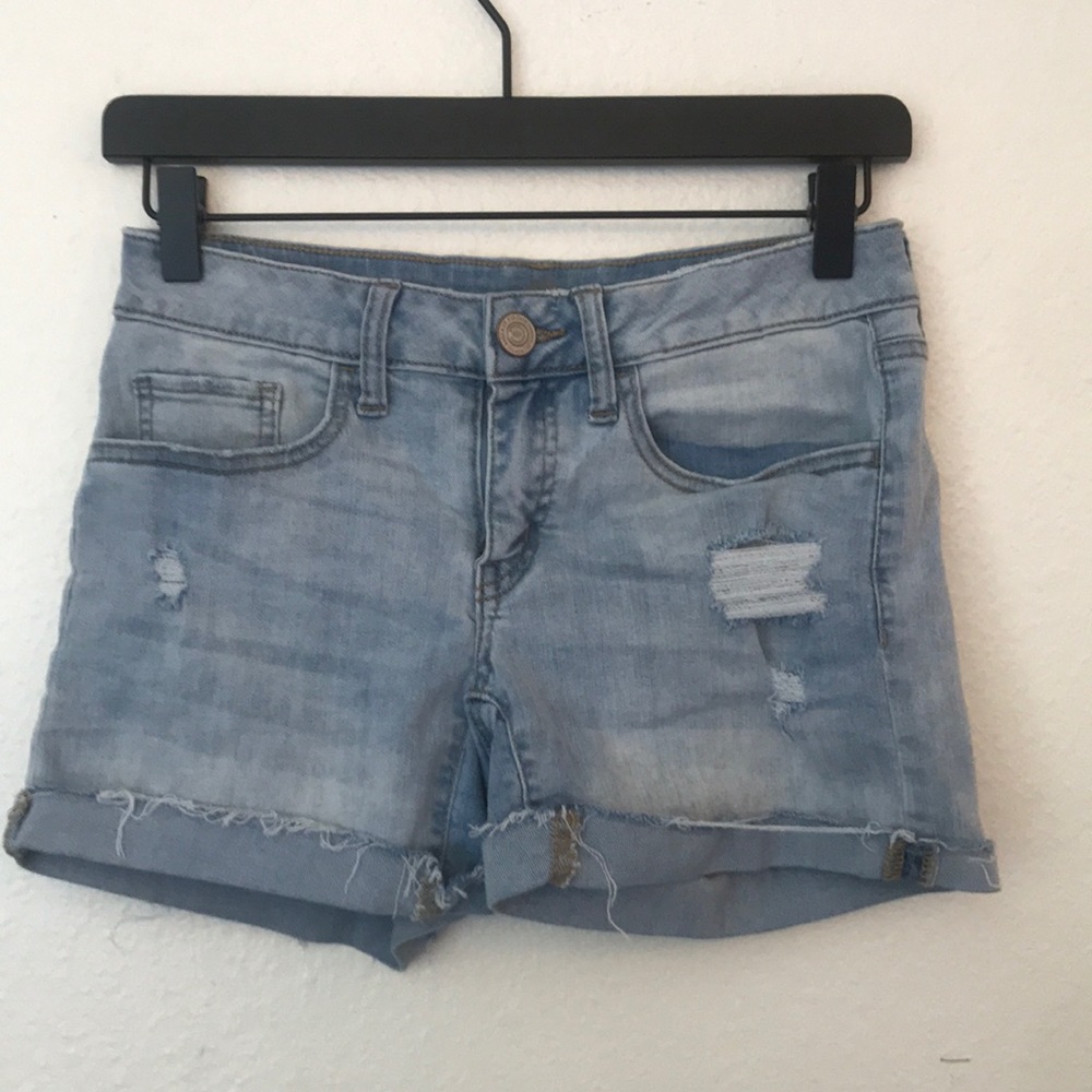 Light blue shorts